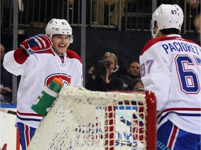 Max Pacioretty, right, has four shots in two games since Alex Galchenyuk joined his line as the centre.
