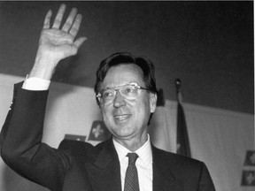 Former Quebec Premier Robert Bourassa. The Parti Québécois drew heat from Bourassa's daughter after the party refused to support a motion marking the anniversary of his election.