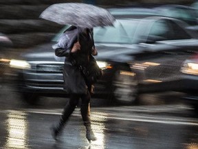 In the Montreal area, "rain, at times heavy, is expected to develop Thursday morning," Environment Canada warned.