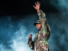 The year belonged to revered rapper Kendrick Lamar (pictured at Osheaga in August), who is cited on three of our music writers' year-end lists.