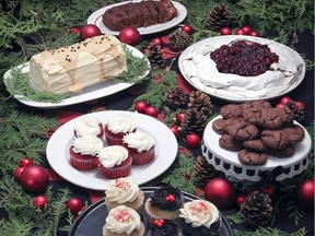 A table full of holiday desserts — and all of them gluten-free.