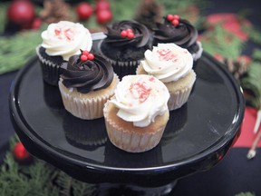 Cookie Stéfanie has gluten-free vanilla and chocolate cupcakes.