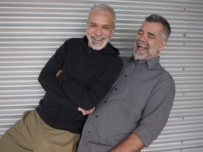 Toruk writer-directors Michel Lemieux, left, and Victor Pilon were inspired by Avatar's message "that we’re all connected," Pilon says. "That we have to respect each other, that we have to respect nature."