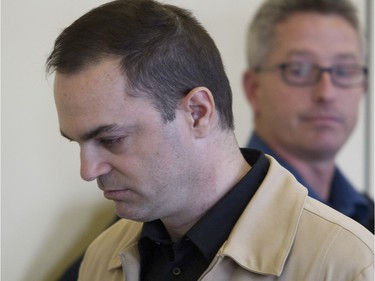 Guy Turcotte walks into a St-Jérôme courtroom where he was found guilty of two counts of second degree murder on Sunday.