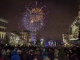 The sky lit up over the Old Port as Montreal welcomed 2013.