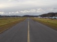 An airport airstrip in Quebec.