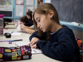 Eleven-year-old Palig Hamalian arrived in Montreal from Syria 10 weeks ago and is already excelling at  Sourp Hagop, an Armenian school in Montreal that is in its second year of offering classes for newcomers.