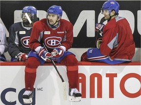 One major failure for the Canadiens over the past month has been inability its leaders, the guys who wear letters like P.K. Subban, left, Tomas Plekanec, centre, and captain Max Pacioretty to generate offence.