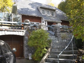 This is the four-storey home on Summit Crescent in Westmount. The house, attractive and well-designed, has been retrofitted to accommodate the owner, a retired architect who is in a wheelchair. (Marie-France Coallier / MONTREAL GAZETTE)