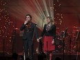 Rufus and Martha Wainwright are seen on stage at the Maison Symphonique with Noël Nights in December 2015, a holiday benefit concert. Profits from the show went to the Kate McGarrigle Fund for cancer research.