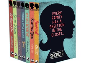 The seven titles in the Secrets series, in which teen girls strike out on their own and discover their roots, are available individually and in a boxed set.