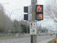 About 55 per cent of traffic lights in Montreal are equipped with sensors to detect traffic.