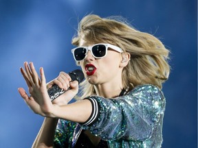 Taylor Swift performs at the Rogers Centre in Toronto, Ont. on Friday October 2, 2015.