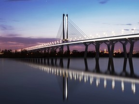 The new Champlain Bridge.