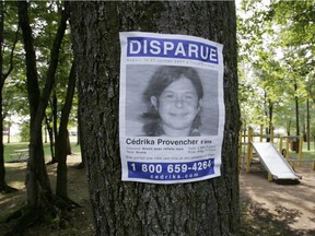 Chapais Park  was empty the afternoon of Thursday, September 6, 2007. Two girls say they were approached separately by a man in the days leading up to Cédrika Provencher's  disappearance.