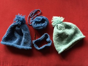 The 25,000 Tuques project is dedicated to putting something warm on the heads of Syrian refugees. One novice knitter, Montrealer Katya Laviolette, has completed two tuques and is on her third. Each one takes her about six hours. The McCord Museum is now a drop-off point for the hats.