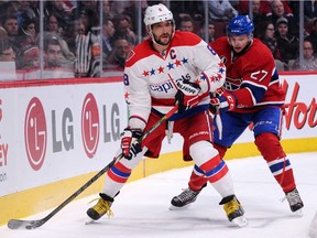 The Montreal Canadiens host the Washington Capitals at the Bell Centre in Montreal, Thursday Dec. 3, 2015.