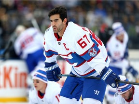 Max Pacioretty of the Montreal Canadiens warms up prior to the 2016 Bridgestone NHL Winter Classic against the Boston Bruins at Gillette Stadium on Jan. 1, 2016, in Foxboro, Mass.