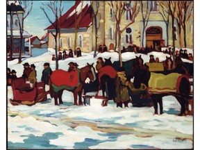 After Grand Mass, Berthier-en-Haut  1927, by Kathleen Moir Morris: Sunday is the last day to catch The Colours of Jazz at The Montreal Museum of Fine Arts. The exhibition showcases the work of the Beaver Hall Group, the first Canadian group of professional artists that included women.