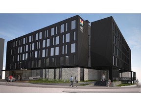 An artist's rendition of the new Alt Hotel slated to open in Newfoundland in 2017.