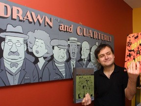 Chris Oliveros in 2002: The founder of Drawn and Quarterly stepped down as publisher in 2015 to finish his own graphic novel, The Envelope Manufacturer.