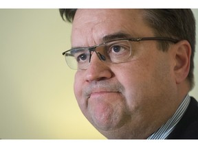 Mayor Denis Coderre speaks during a news conference on Monday, December 21, 2015. Could the mayor's reported proposal for municipal reform be an end run toward a centralized Montreal mega-city?