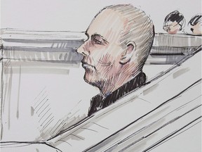 Graham James during a sentencing hearing in 2012: The former coach has been released on full parole after serving two sentences for sexually abusing six hockey players between 1971 and 1997.