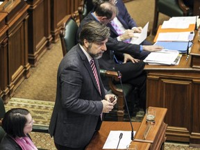 Projet Montréal Leader Luc Ferrandez, pictured in December, says new legislation that would give Montreal "metropolitan status" represents a "power trip" by Mayor Denis Coderre.