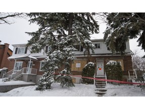 An 83-year-old man and 85-year-old woman perished in the New Year’s Eve blaze in Rosemont. (Peter McCabe / MONTREAL GAZETTE)