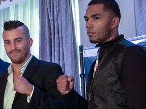 Laval's David Lemieux and American James de la Rosa announced their upcoming March 12 fight at a press conference at the Ritz-Carlton in Montreal on Monday, January 18, 2016.