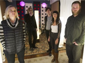 The Besnard Lakes retain their addictive atmospherics on their fifth album, A Coliseum Complex Museum, but the songs are more concise. “Maybe subconsciously I thought, ‘OK, step away from what’s so easy for you,’ ” says singer/guitarist Jace Lasek, second from left, with Olga Goreas, left, Robbie MacArthur, Sheenah Ko and Kevin Laing.