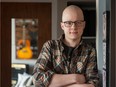 Twenty-six year-old geological engineer Justin Roy Dupuy, who had his right leg amputated above the knee in his ongoing battle with cancer, poses for a photograph at his home in Montreal on Wednesday, January 6, 2016. Roy-Dupuis has launched a fundraising campaign to raise funds for his future treatments and for a prosthetic leg that would allow him much greater mobility than the basic model provided by the RAMQ.