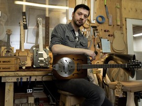 When Daddy Mojo's Lenny Piroth-Robert started making cigar box guitars, he was immediately struck by the sound. “It’s slightly out of tune, it doesn’t stay tuned for very long, but those are traits that add a bit of character.”