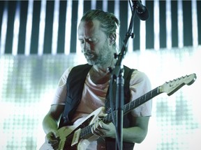 Thom Yorke and Radiohead perform at the Bell Centre in Montreal in June 2012.