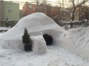 Patrick Horton built an igloo in Brooklyn and posted it on Arbnb after the big snow storm of January 2016. Airbnb quickly took down the listing.