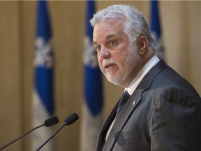 Quebec Premier Philippe Couillard.