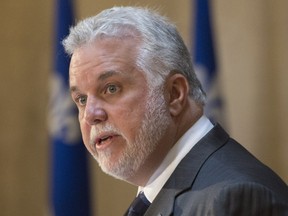 Quebec Premier Philippe Couillard.