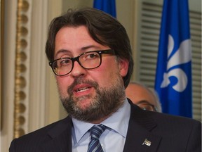 Quebec Environment Minister David Heurtel.