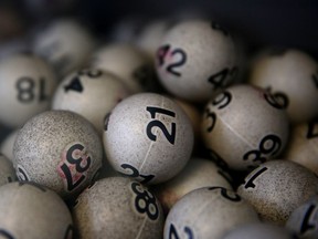 Lottery balls.