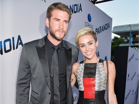 The newly re-engaged Liam Hemsworth and Miley Cyrus have a crowded household.