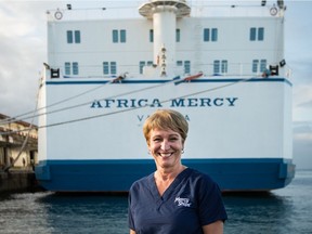 Oct. 29, 2015: South Shore resident Edith Marcoux Desjardins spent three months in Madagascar volunteering as an OR administrative assistant aboard the Africa Mercy, a hospital ship on which life-changing surgeries and health care are provided free of charge to people in the developing world.