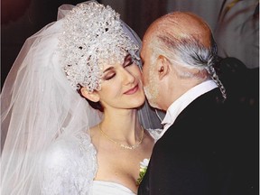 Céline Dion and René Angelil wed in 1994.