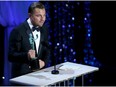 Actor Leonardo DiCaprio accepts the award for Outstanding Performance by a Male Actor in a Leading Role for 'The Revenant' onstage during The 22nd Annual Screen Actors Guild Awards at The Shrine Auditorium on Jan. 30, 2016, in Los Angeles.