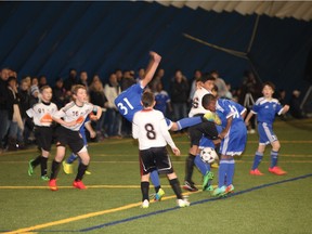 The Lac St-Louis indoor soccer tournament gathers 192 teams of boys and girls for two weekends of friendly competition, beginning Jan. 15, 2106.