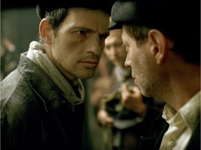 Saul (Géza Röhrig) is shown almost exclusively in close-up in Son of Saul. "I wanted to shrink people’s field of vision by making a portrait," director László Nemes says. “For me, a global perspective impoverishes people’s understanding."