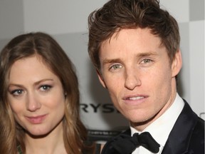 Eddie Redmayne traded one intrusion for another, to wife Hannah Bagshawe's chagrin.