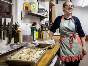 Florence-Léa Siry, in the kitchen of her café/boutique: "My talent – my power – is to cook without waste. It inspires me."