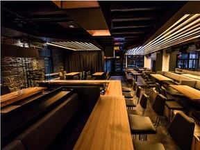 Mimi La Nuit was designed by Montreal architects La Firme in the style of a speakeasy.