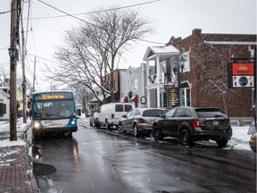 A view of Lakeshore Road, which is the centre of Pointe-Claire's village area, on Saturday February 6, 2016. (Giovanni Capriotti / MONTREAL GAZETTE)