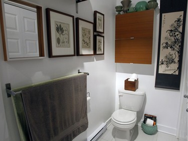 The bathroom.  (Marie-France Coallier / MONTREAL GAZETTE)